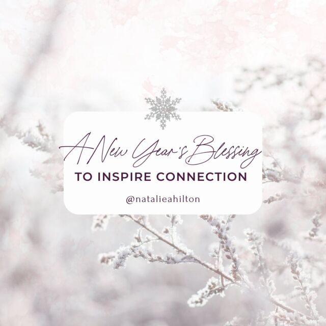 As we continue on the journey of 2025, may we remember the power of connection. Let’s uplift one another, show up, and ensure no one walks alone. ✨

Read the full blessing at nataliehilton.com/blog

#Connection #NewYearBlessing #DrawingNear”